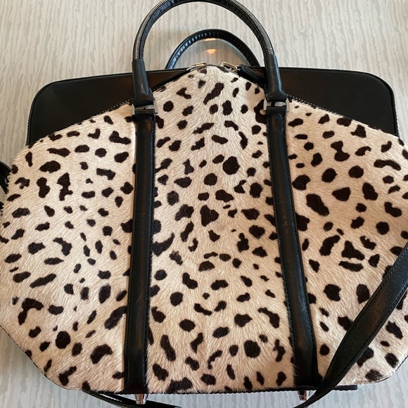 Alexander Wang Dimanche Dalmatian Print Travel Bag - Picture 1 of 6
